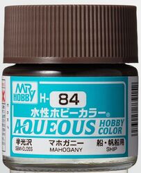 GSI Creos H084 Aqueous Hobby Colors (10ml) Mahogany (Semi-Gloss)