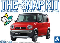 Aoshima 1/32 The Snap Kit #01A Suzuki Hustler Phoenix Red Pearl