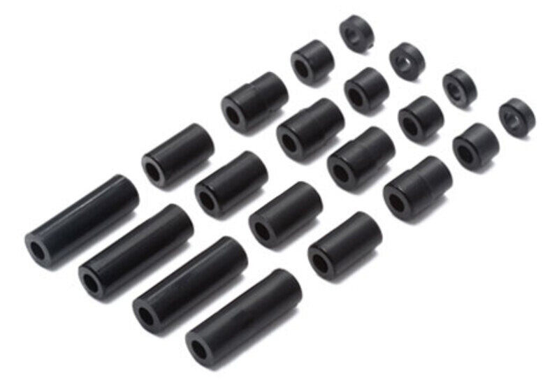 

Tamiya Mini 4WD GUP #506 Light Weight Plastic Spacer Set (12/6.7/6/3/1.5mm, 4 pieces each)