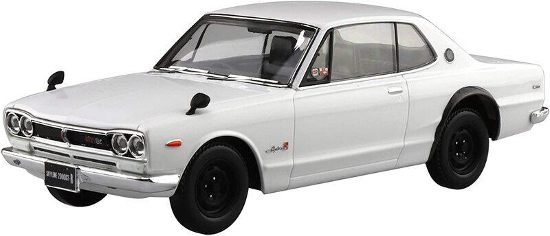 

Aoshima 1/32 The Snap Kit #09B Nissan Skyline 2000 GT-R White