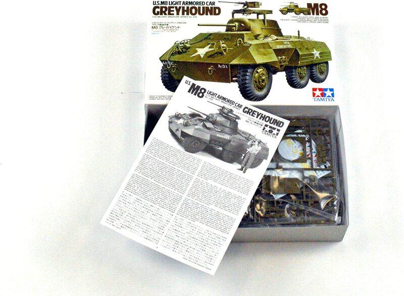 

Tamiya 1/35 MM #228 U.S. Light Armored Car M8 "Greyhound