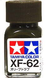 Tamiya Enamel (10ml) Flat XF-62 Olive Drab