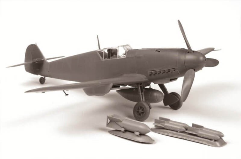 Zvezda Aircraft Models 1/48 Scale #4806 German Fighter Messerschmitt