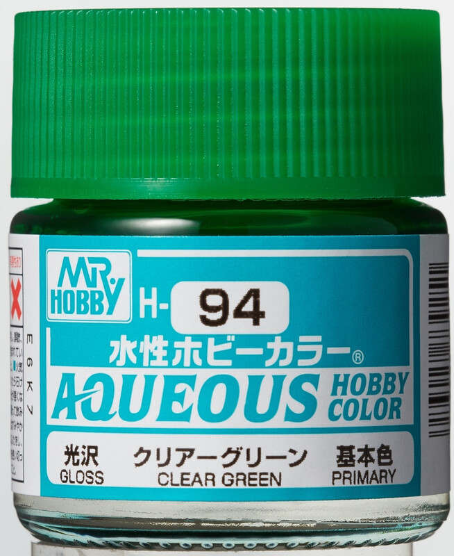 GSI Creos H094 Aqueous Hobby Colors (10ml) Clear Green (Gloss)