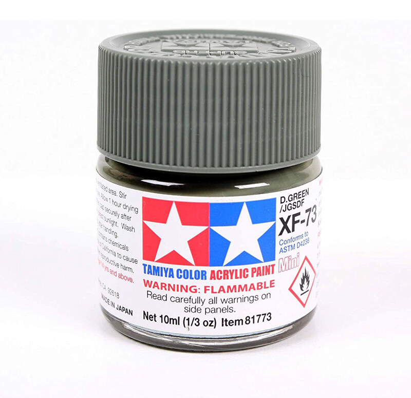 

Tamiya Acrylic (10ml) Flat XF-73 Deep Green (JGSDF)