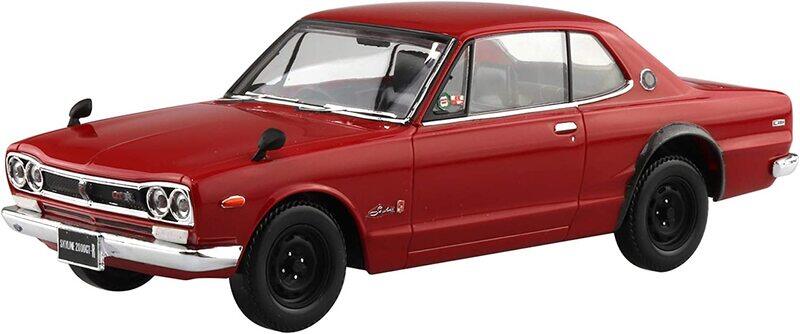 

Aoshima 1/32 The Snap Kit #09C Nissan Skyline 2000 GT-R Red