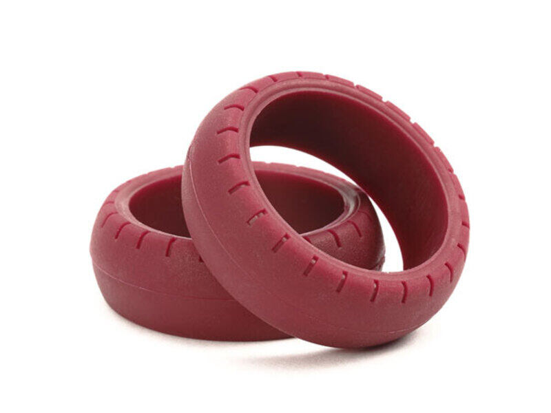 

Tamiya Mini 4WD GUP Low Friction Large Diameter Arched Tires Maroon (2 pieces)