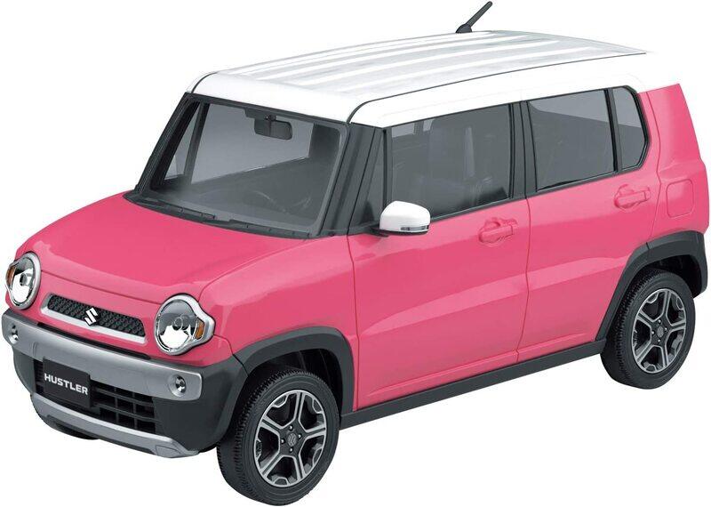

Aoshima 1/32 The Snap Kit #01B Suzuki Hustler Candy Pink Metallic