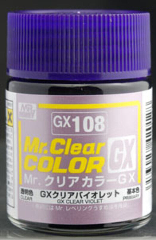 

GSI Creos GX108 Mr. Clear Color GX (18ml) Clear Violet