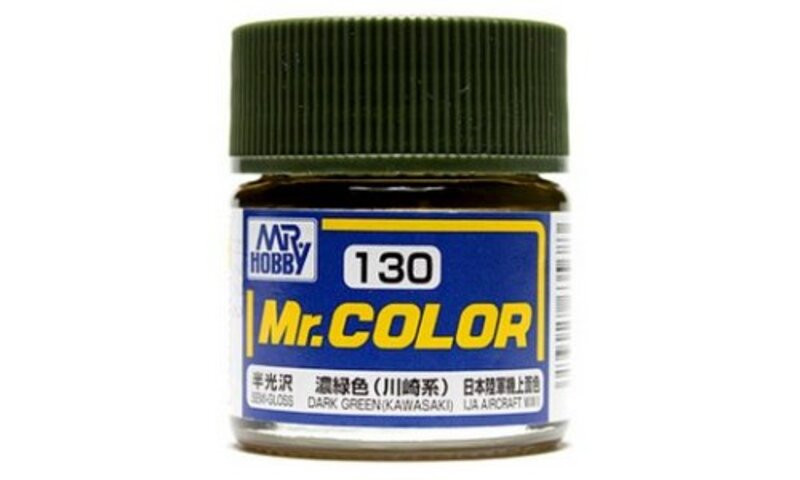 GSI Creos C130 Mr. Color (10ml) IJA Dark Green (Kawasaki) (Semi-Gloss)