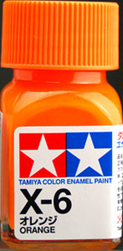 

Tamiya Enamel (10ml) Gloss X-6 Orange