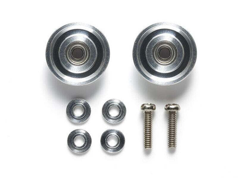 

Tamiya Mini 4WD GUP HG 13mm Tapered Aluminum Ball-Race Rollers (Ringless) (2 pieces)