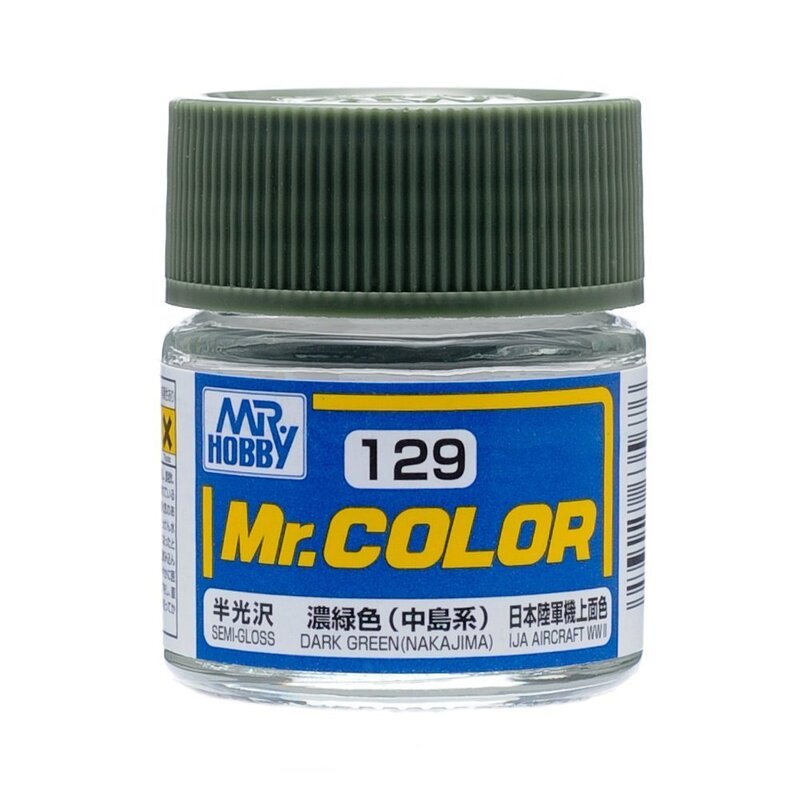 GSI Creos C129 Mr. Color (10ml) IJA Dark Green (Nakajima) (Semi-Gloss)