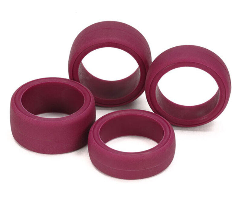 

Tamiya Mini 4WD GUP Low Friction Large Diameter Slick Tires Maroon (4 pieces)