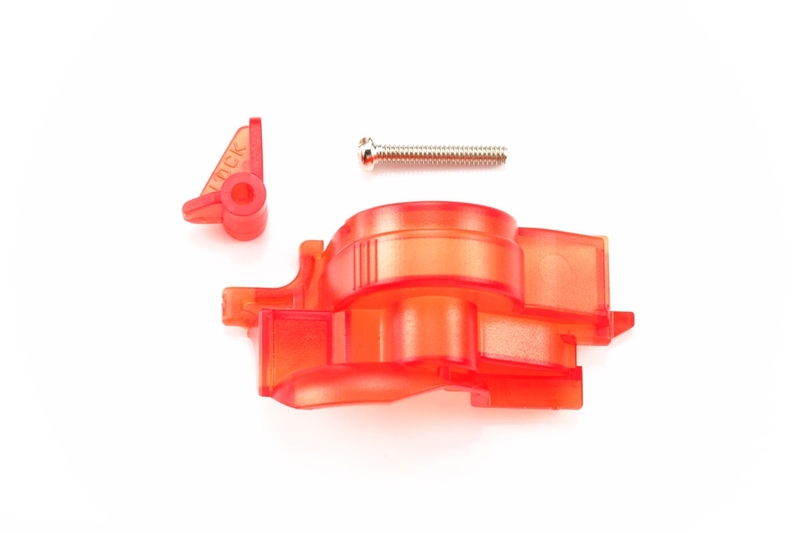 Tamiya Mini 4WD GUP Easy Locking Gear Cover (for Super II Chassis) (Clear Red)