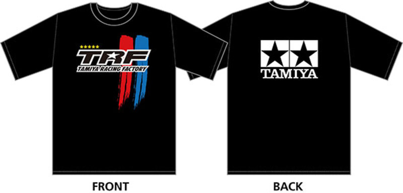 Tamiya TRF Quick-Dry T-Shirt Black M (Polyester)