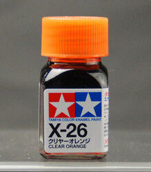 Tamiya Enamel (10ml) Gloss X-26 Clear Orange