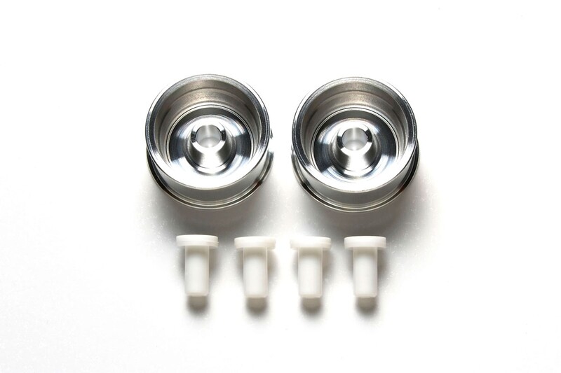 

Tamiya Mini 4WD GUP HG Aluminum Deep Rim Wheels for Low Profile Tires (2 pieces)