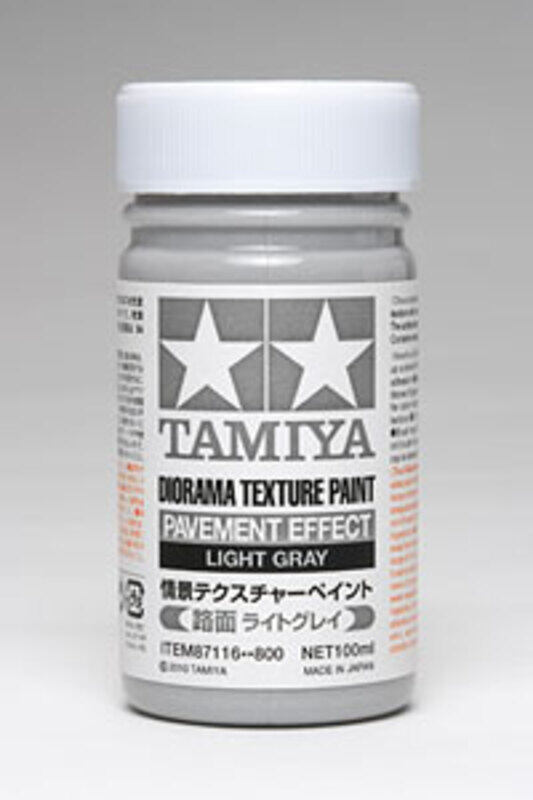 

Tamiya Diorama Texture Paint Pavement Effect Light Gray (100ml)