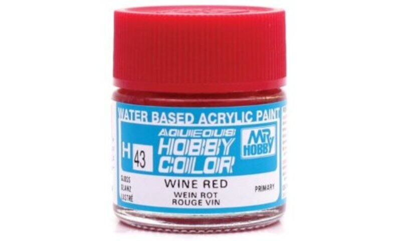 

GSI Creos H043 Aqueous Hobby Colors (10ml) Wine Red (Gloss)