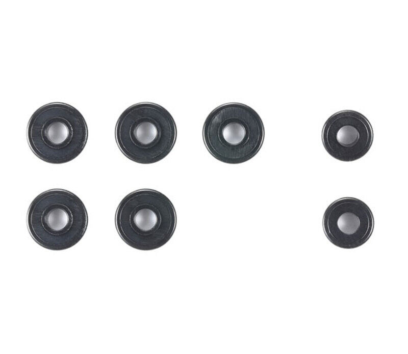 

Tamiya Mini 4WD GUP #523 Low Friction Plastic Bearing Set (620 x 5 pieces, 520 x 2 pieces)