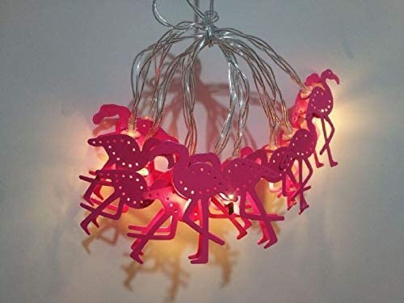 10 Piece Mix Lights Different Styles String Lights for Ramadan Mubarak Multicolors & Single Color Lights, Pink