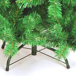 Christmas Tree 120CM 200T. Material PVC. Plastic Stand Premium Hinged Artificial Christmas Tree Xmas Tree with Solid Plastic Legs Easy Assembly Perfect for Holiday New Year