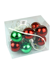 Mix Different Style String Lights with 10 Lights, 220 AC, Green/Red