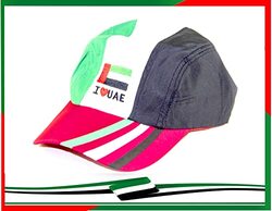 I Love UAE National Day Cap, Multicolour