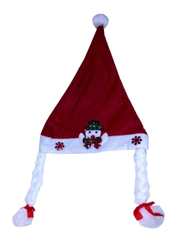 

Generic Plush Christmas Santa Hat, 28, x, 38cm, 12 Pieces, Red