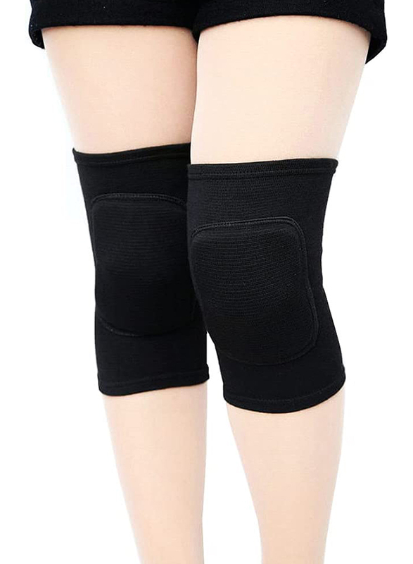 

Lzeem Kids Volleyball Kneepad Soft with Sponge for Adult, 1 Pair, Large, Black