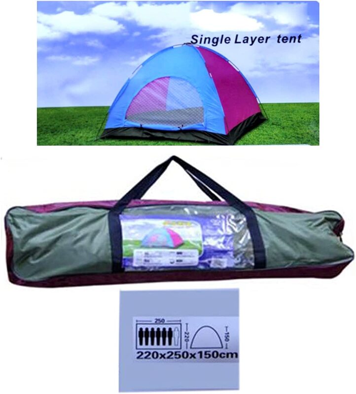 6 to 7 parsons Tent Picnic Hiking Camping Portable Tent Waterproof with Bag Cabin Tent with Rainfly and Carry Bag