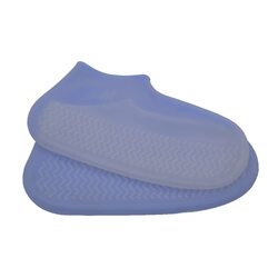 Yoangry Silicone Waterproof Reusable Non Slip Shoes Cover, Small, Blue