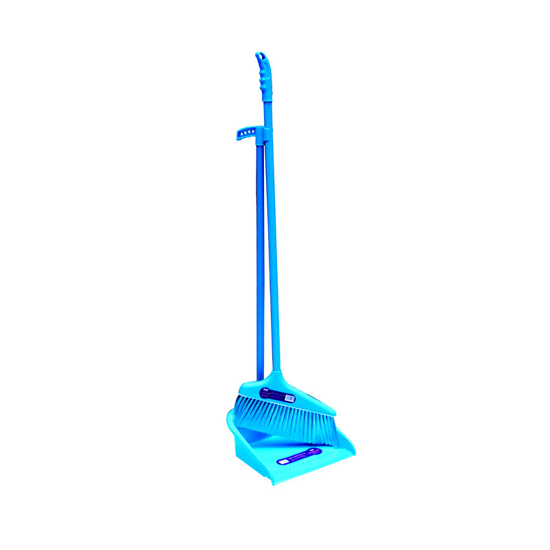 

Cleano Dustpan & Broom Kit, Light Blue