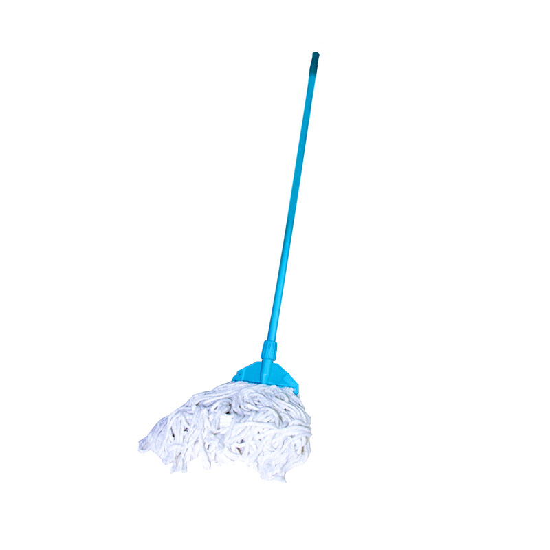 

Cleano Cotton Professional Round Mop, Blue/White