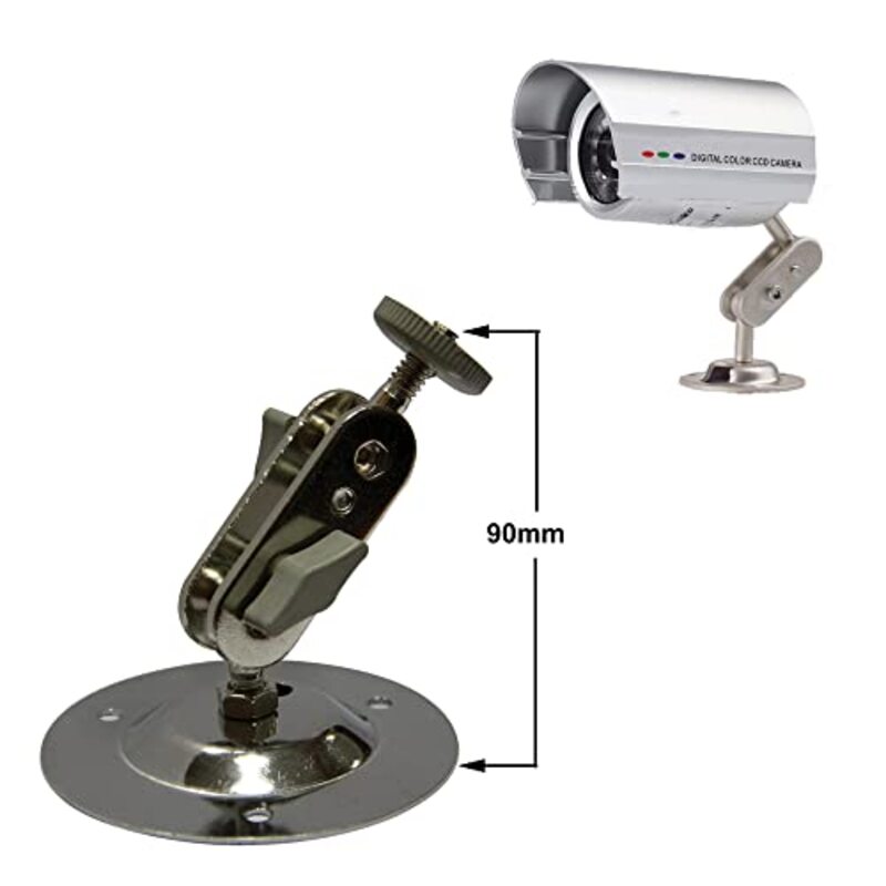 Universal CCTV Surveillance Camera Bracket, 90cm, Silver