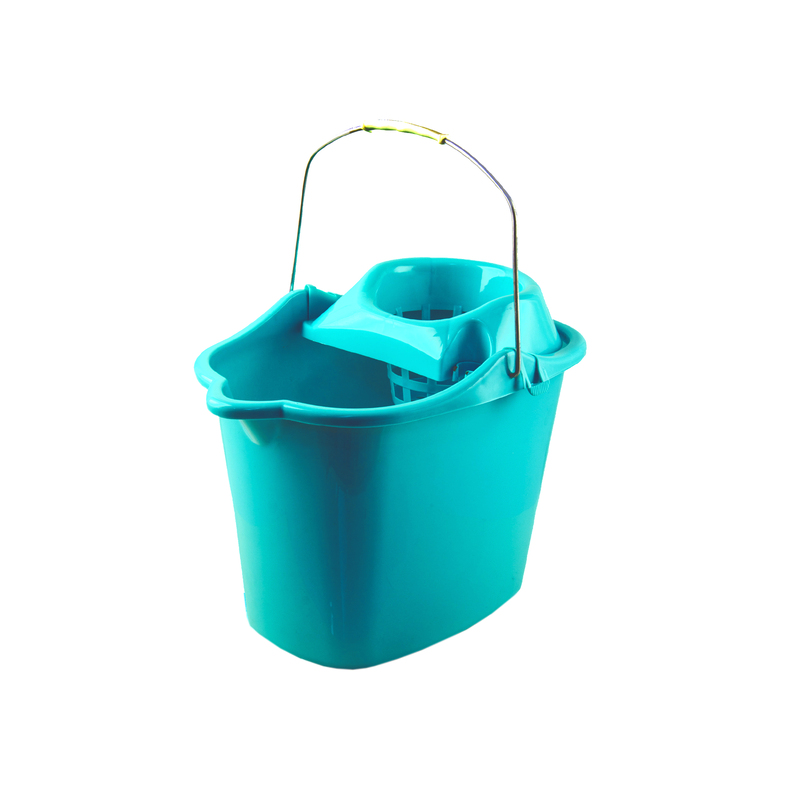 Cleano Self Wash and Dry Floor Cleaning Mop Bucket, Blue