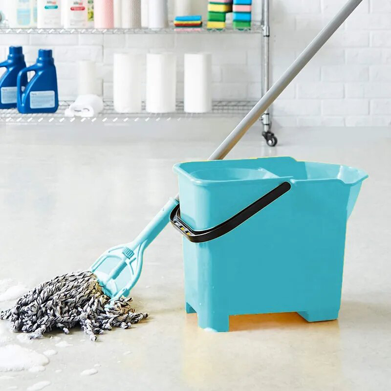 Cleano Mop Bucket, 12 Litres, Blue