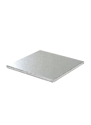 Rosymoment 18-inch Premium Quality Square Cake Board, Silver