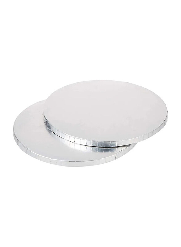 

Rosymoment 18-inch High Quality Round Cake Board, Silver
