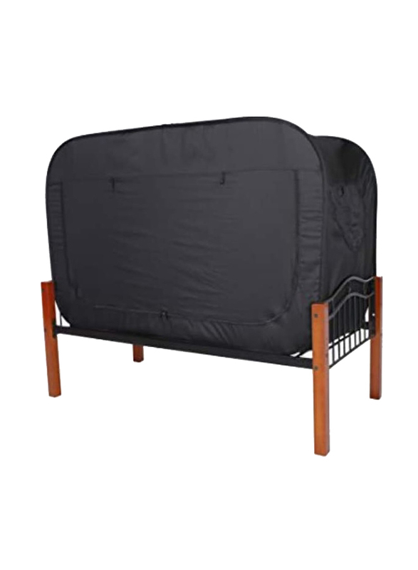Single Bed Size Privacy Pop Tent for Indoor and Outdoor, Black