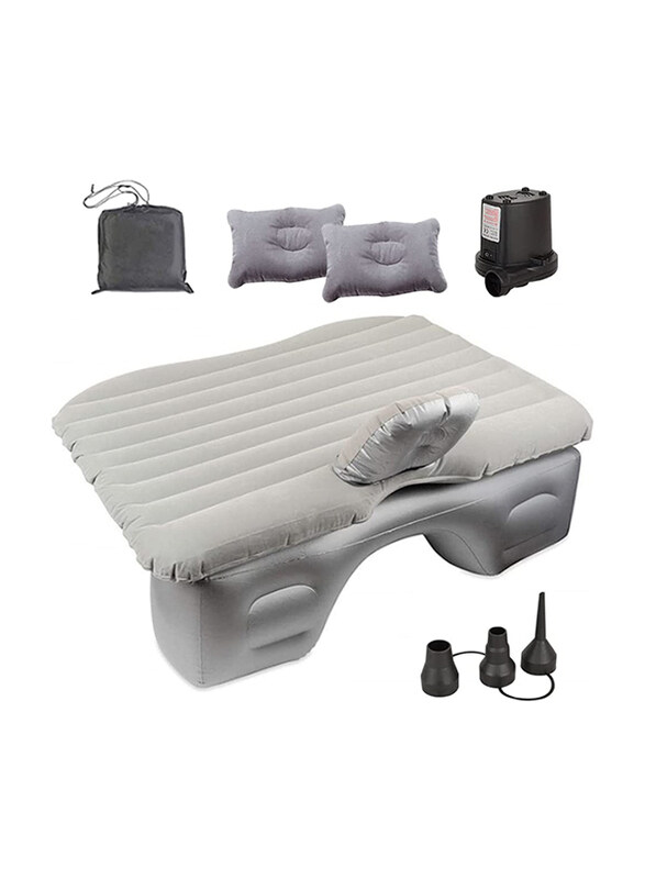 

Safego SUV Inflatable Car Mattress for Outdoor Camping and Travelling, Grey