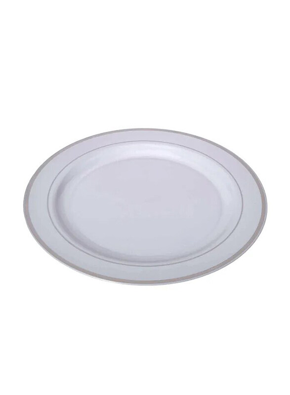 

Rosymoment 10-Piece 9-inch Premium Quality Round Dinner Plate Set, White