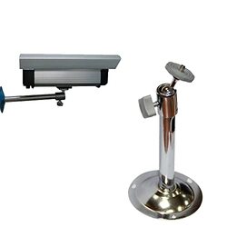 Universal CCTV Surveillance Camera Bracket, 150cm, Silver