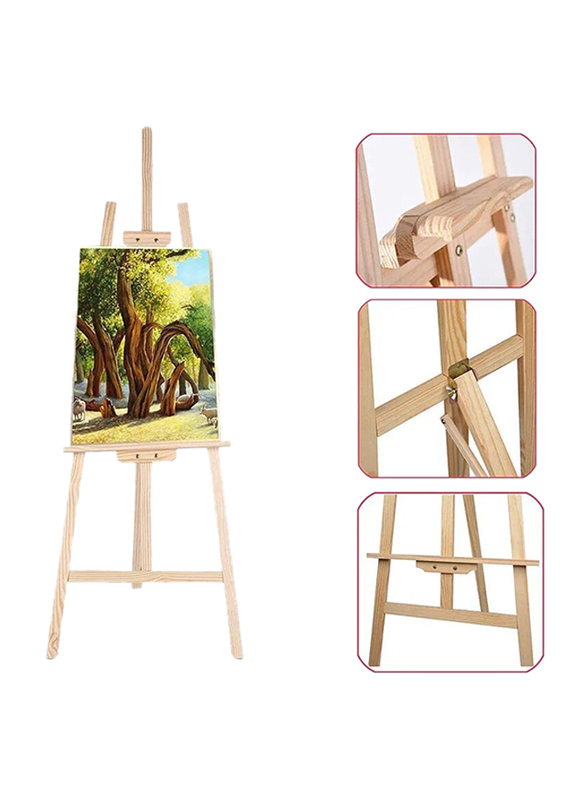 Rosymoment Canvas Painting Board Stand, 90cm, Beige