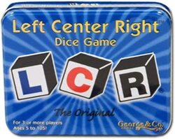 LCR Original Left Center Right Dice Game