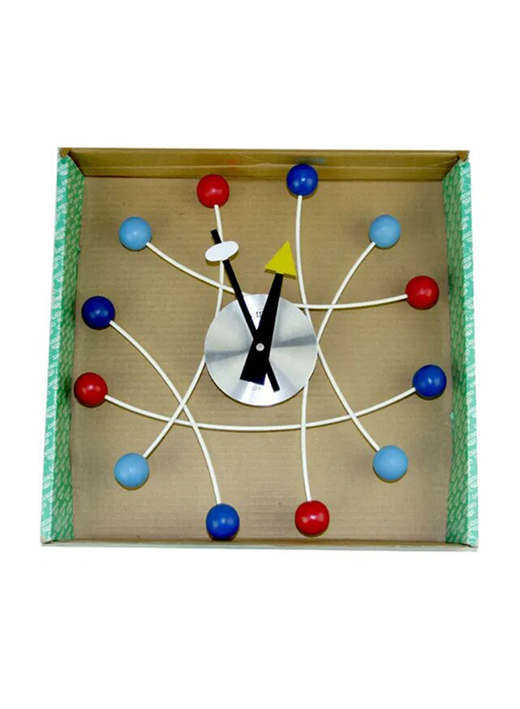 Orient Dot Shape Wall Clock, Multicolour