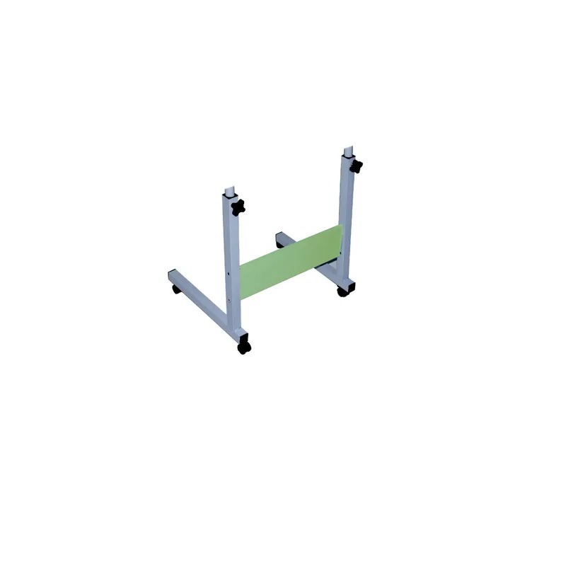 In House Laptop Table Desk Stand Height Adjustable With Rolling Wheel, 60 x 40cm, Green