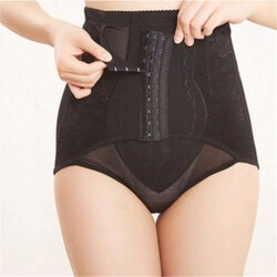 AOLIGEI High Waist Training Device Bodysuit Slimming Panties Body Waist Waist Control Bodysuit for Women, One Size, Black