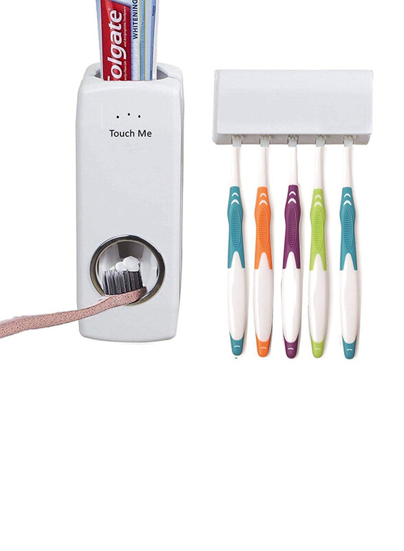 

Touch Me Toothpaste Dispenser, White